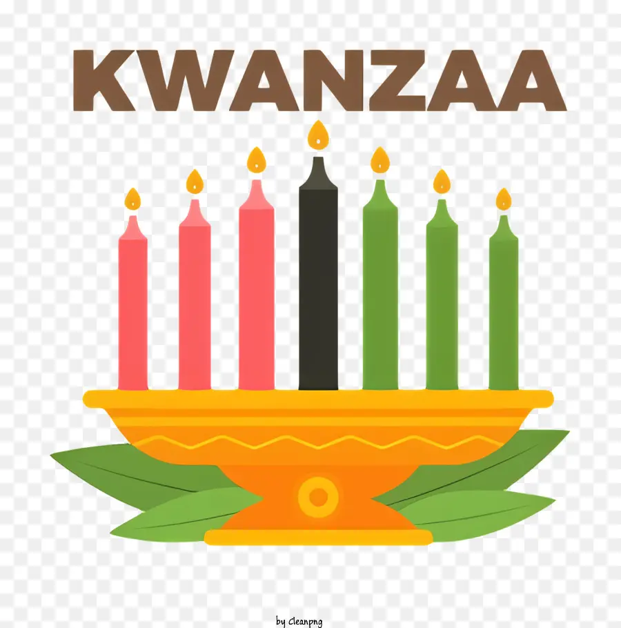 Candelabro De Kwanzaa，Velas De Kwanzaa PNG