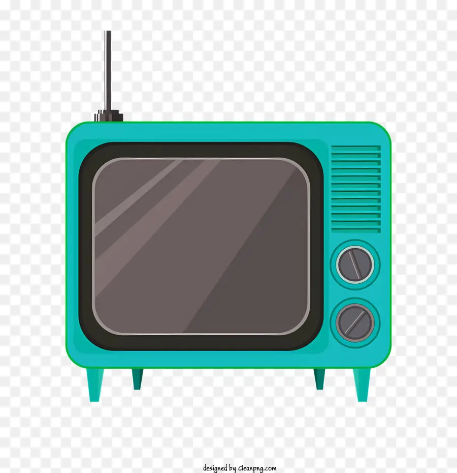 Vintage De Televisión，Tv Rectangular PNG