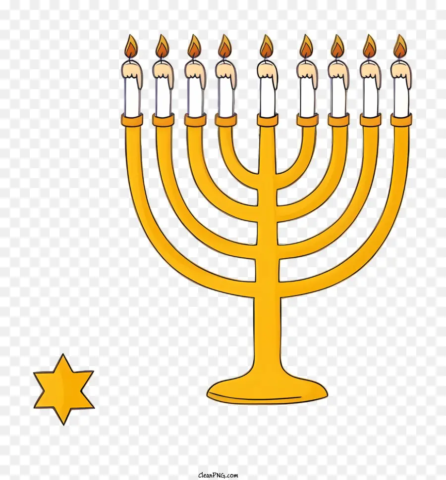 Menorah，Hanukkah PNG