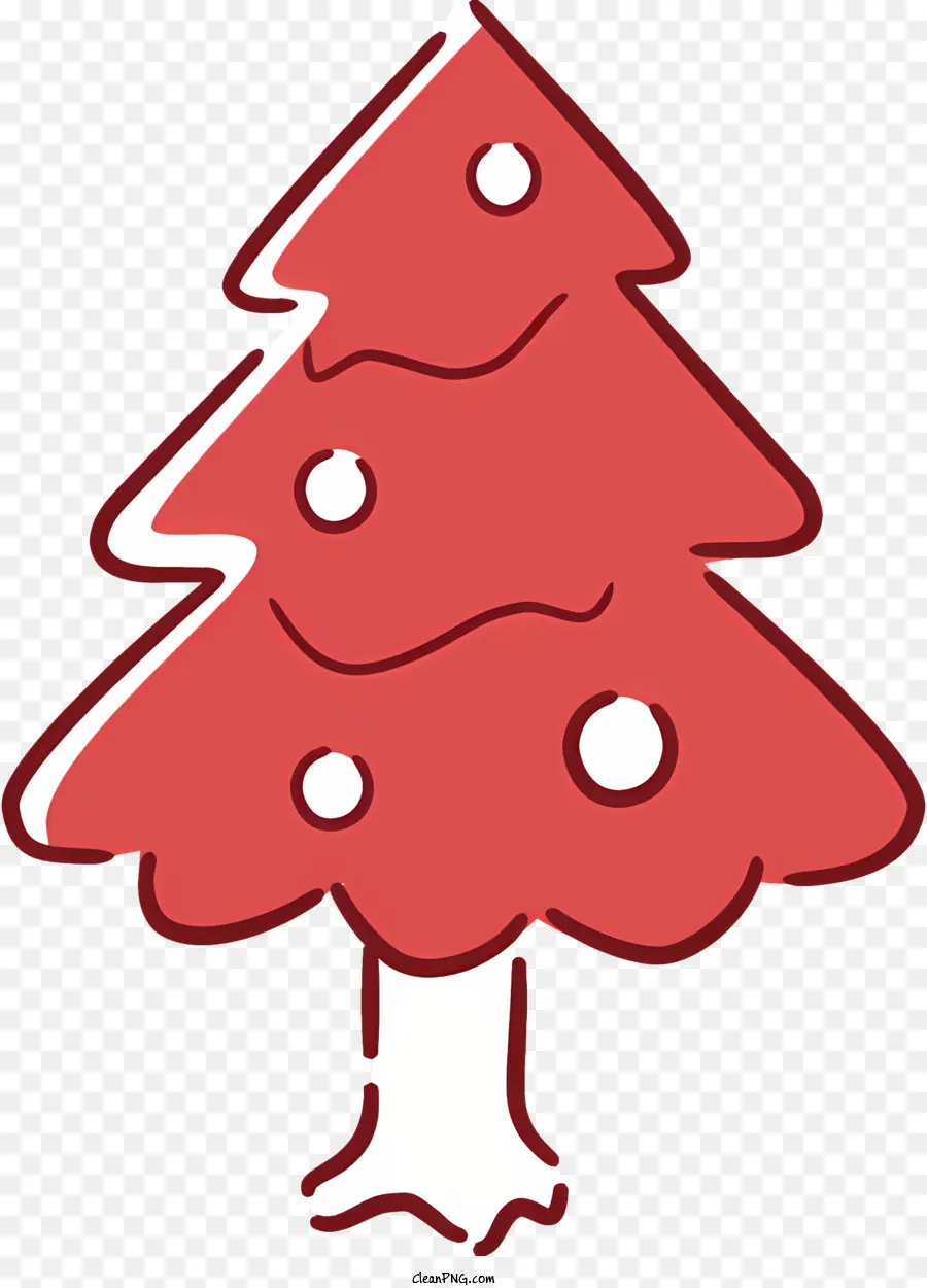 árbol De Navidad，Rojo Del árbol De Navidad PNG