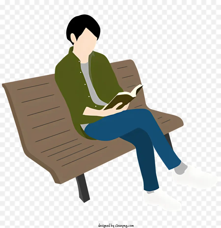 Hombre Leyendo Libro，Persona Leyendo PNG