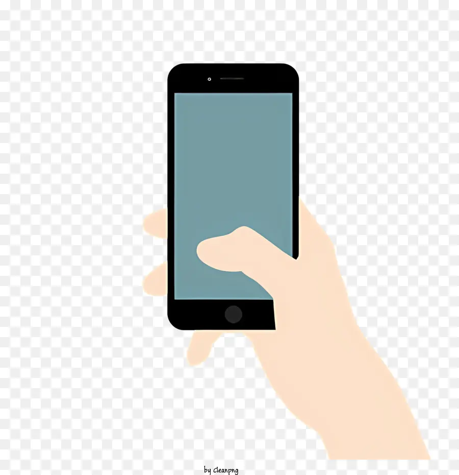 Mano Sosteniendo Smartphone，La Pantalla Del Smartphone PNG