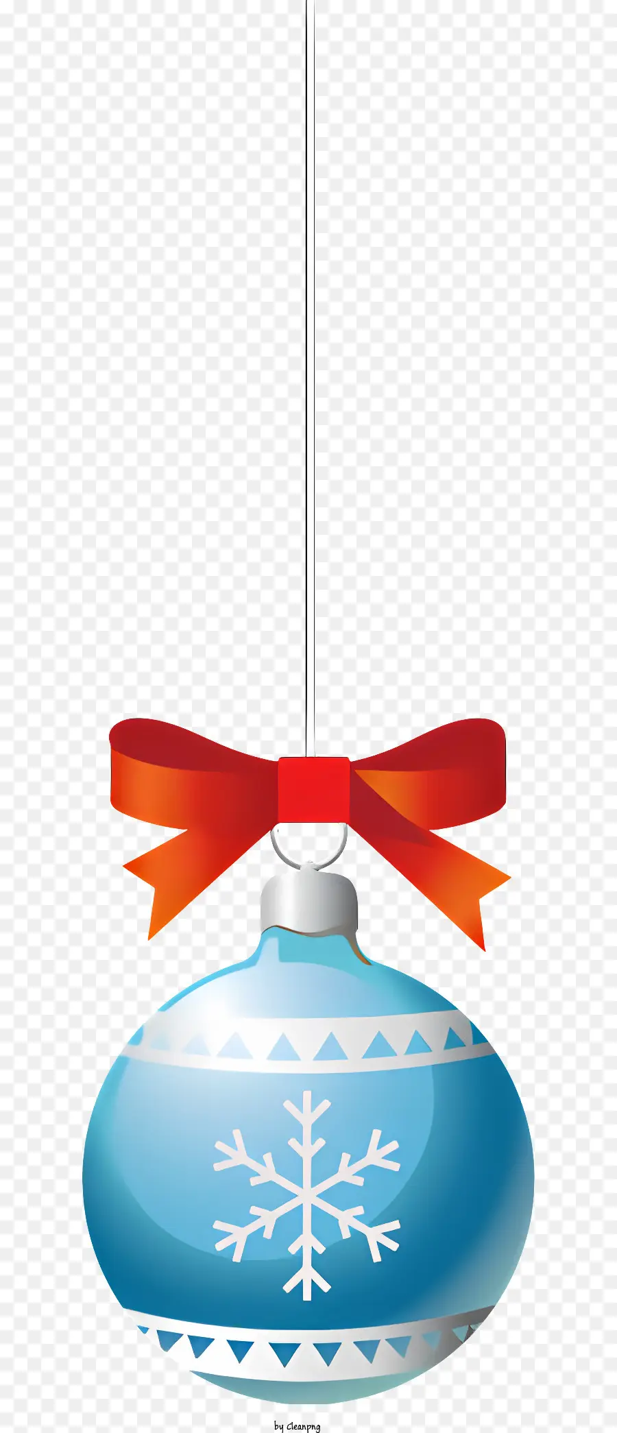 Azul Ornamento，Decoración De La Navidad PNG