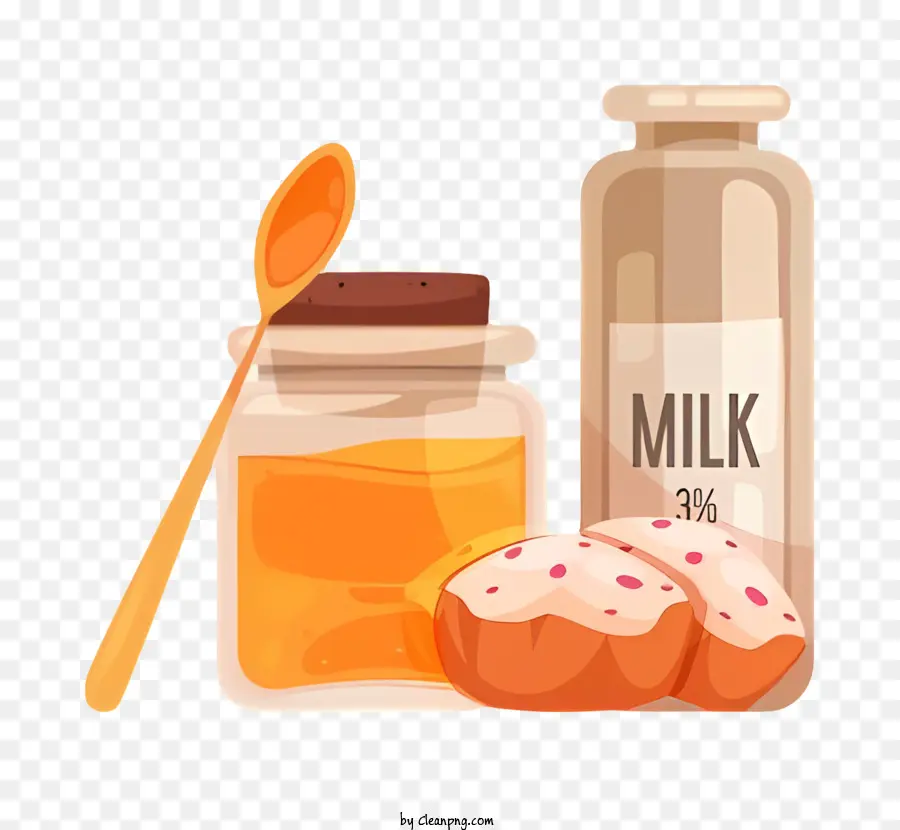 Miel，Leche Y Miel PNG