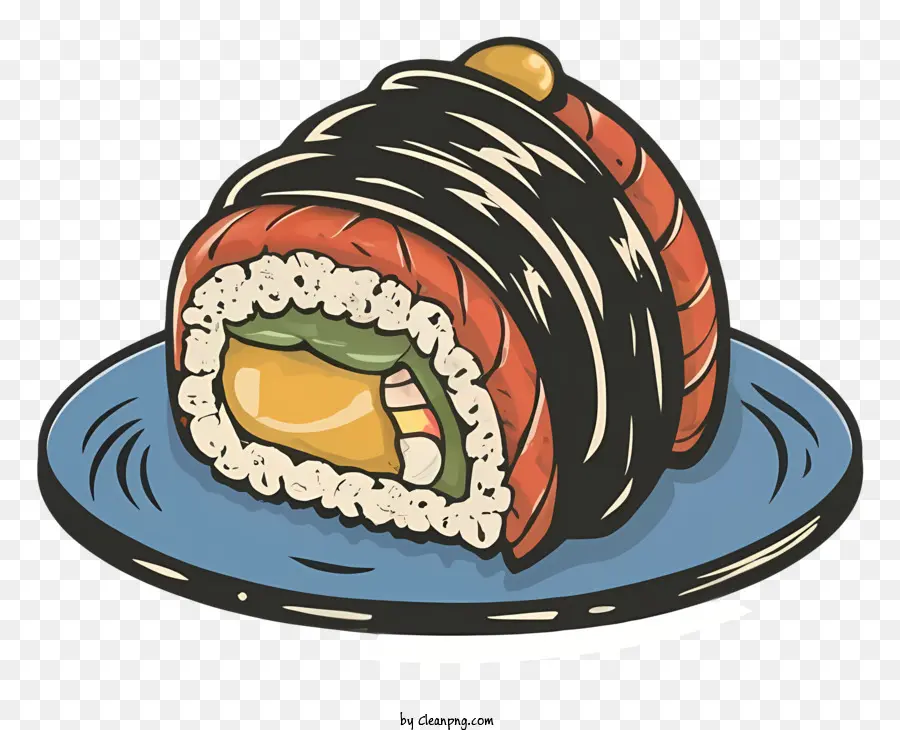 Rollo De Sushi，Sushi Exótico PNG