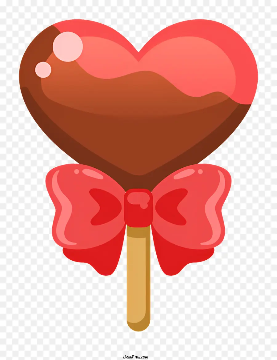 Lollipop De Cinta Roja，Lollipop En Forma De Corazón PNG