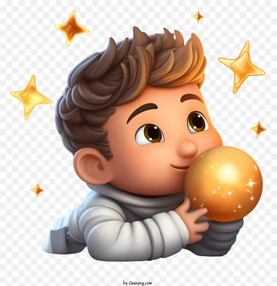 Chico Joven，Niño Con Estrella PNG