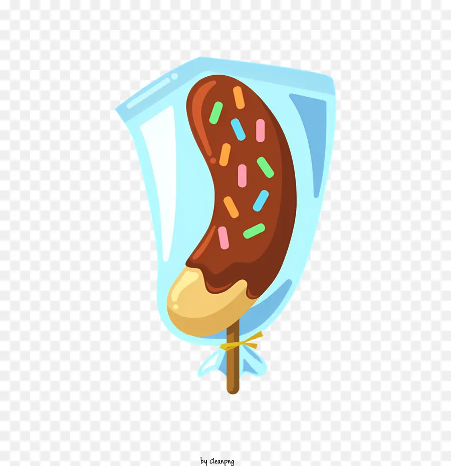 Lollipop Cubierta De Chocolate，Lollipop En Un Palo PNG