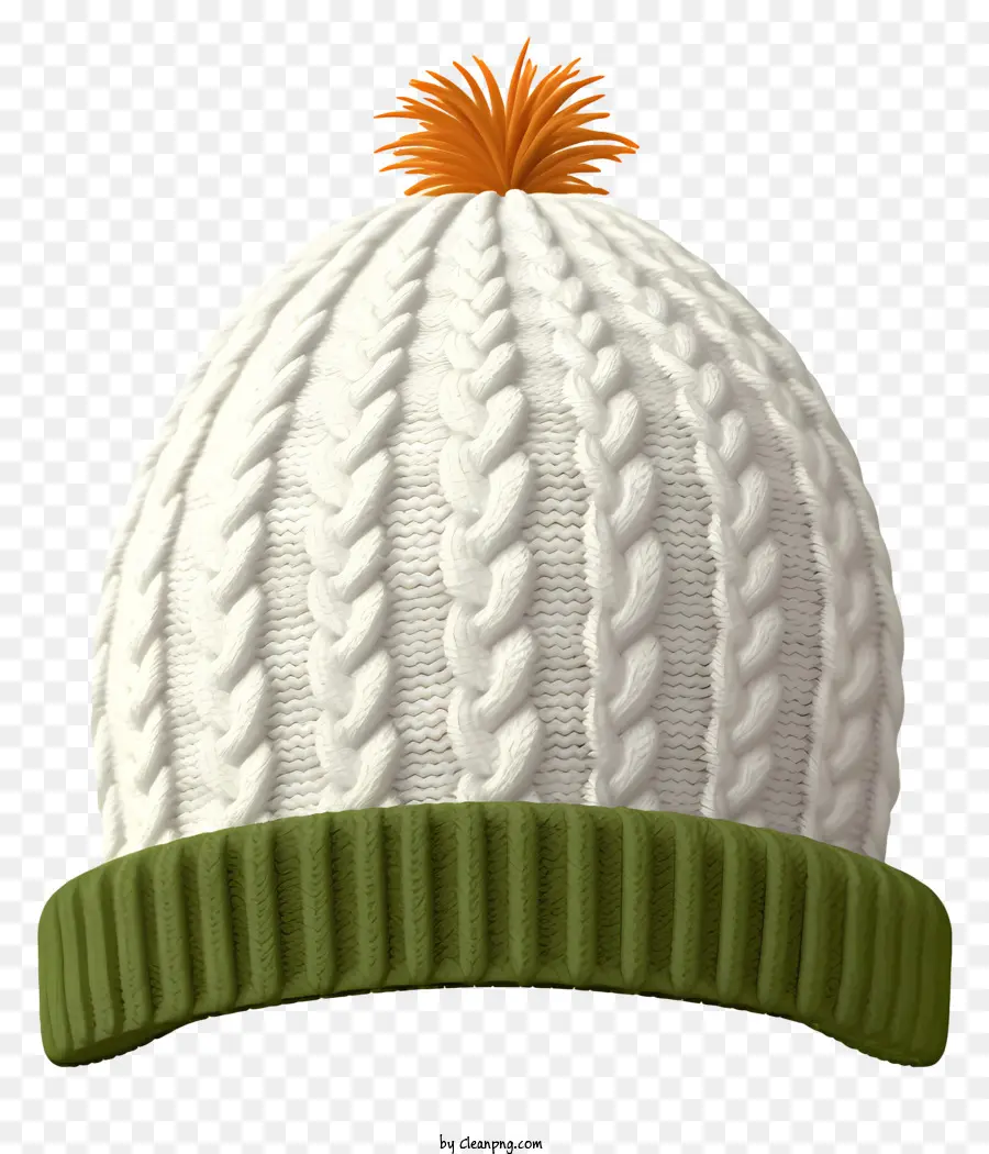 Gorro De Punto Trenzado，Gorro De Punto Blanco PNG