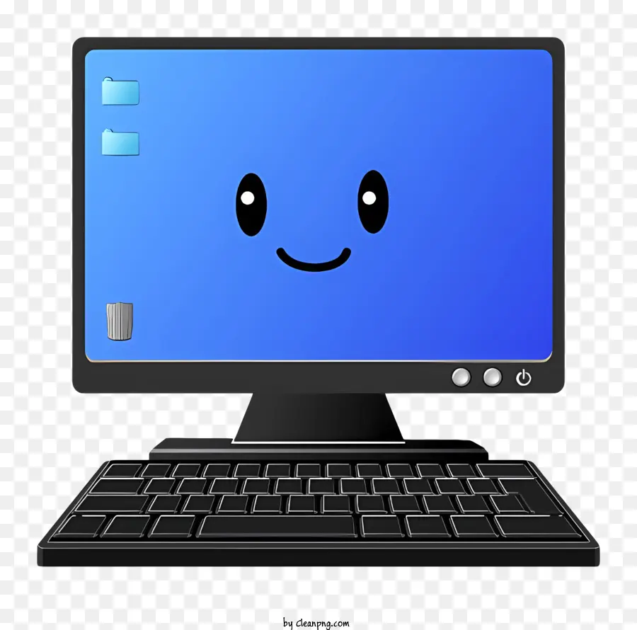 Teclado De La Computadora，Pantalla Azul PNG