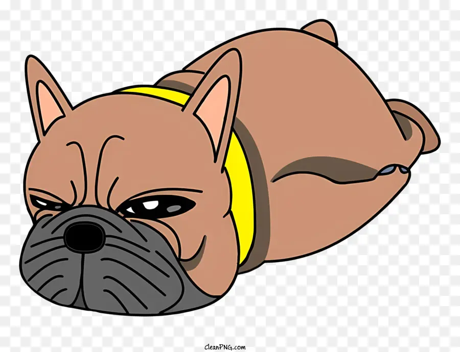 Bulldog Francés，Representación De Dibujos Animados PNG