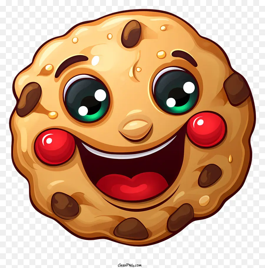 Galletas De Chispas De Chocolate，Galleta Sonriente PNG