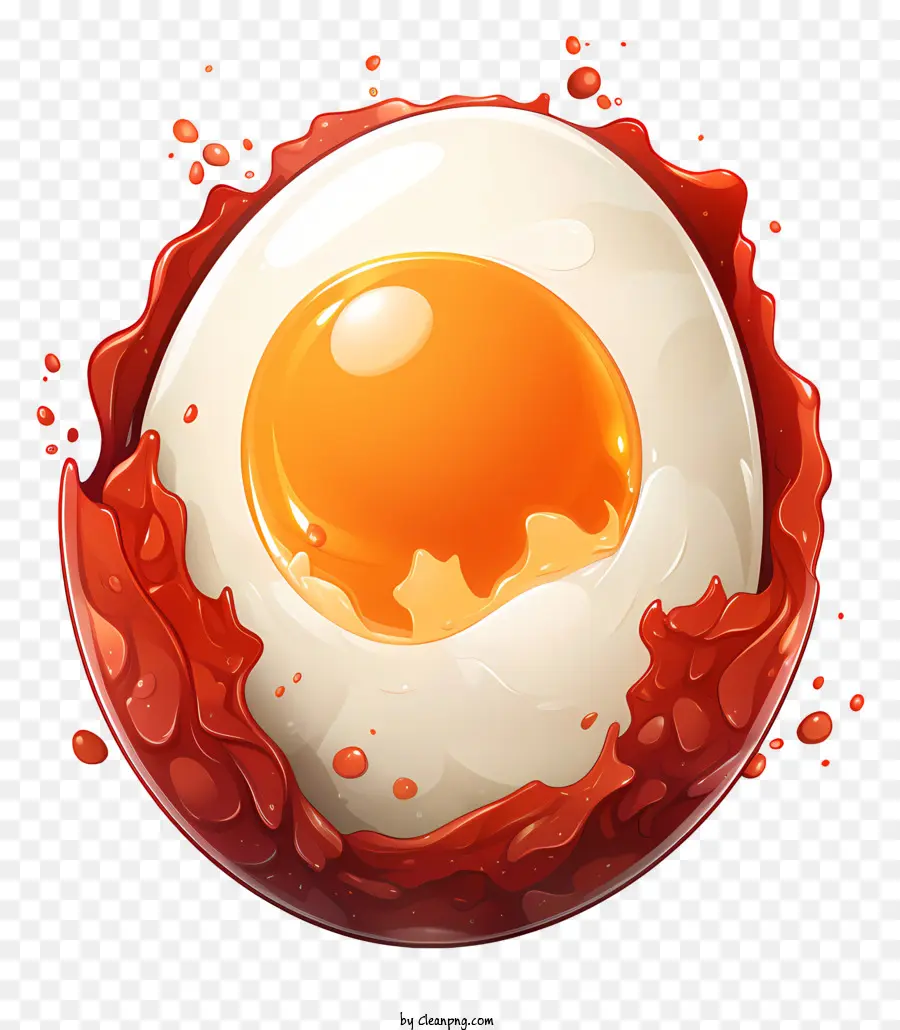 Huevo Cocido，Huevo Pelado PNG