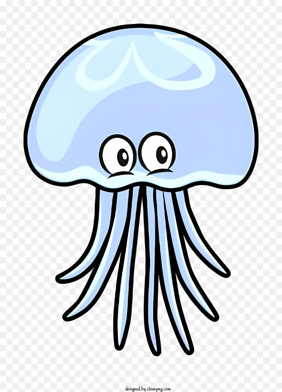 Medusas Transparentes，Medusas De Dibujos Animados PNG