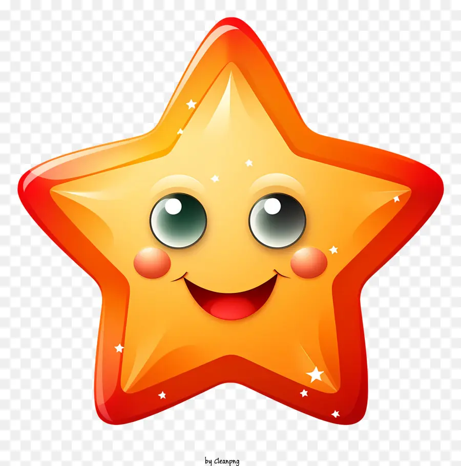 Sonriendo Estrellas，De Dibujos Animados De Estrellas PNG