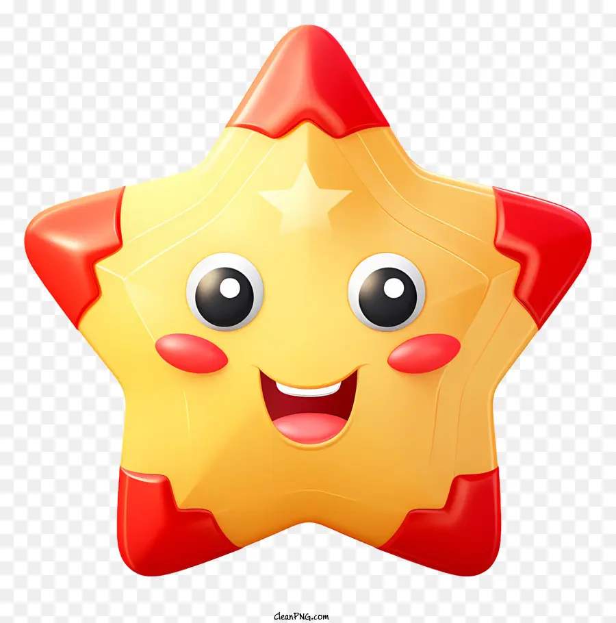 Estrella Sonriente，Estrella Roja PNG