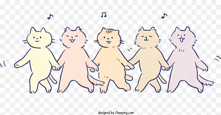 Gatos，Gatos Bailando PNG