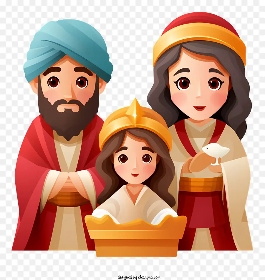 Los Tres Reyes Magos，Nacimiento De JesÚs PNG