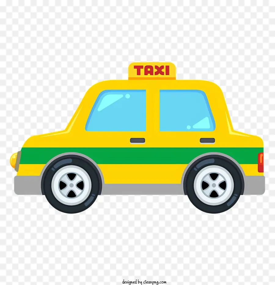 Taxi，Taxi Amarillo PNG