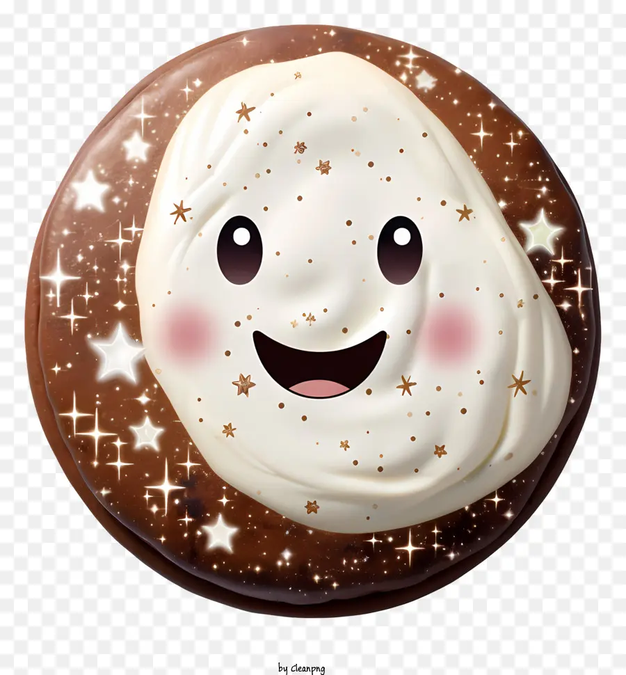 Pastel De Luna，Chocolate Blanco PNG