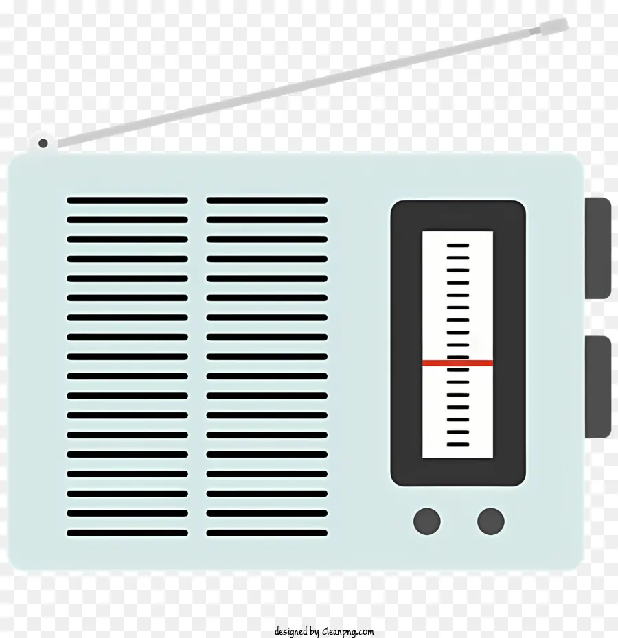 Vintage Radio，Fondo Blanco PNG