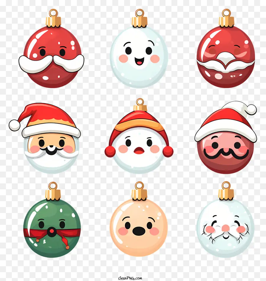 Adornos De Navidad，Personajes De Dibujos Animados PNG