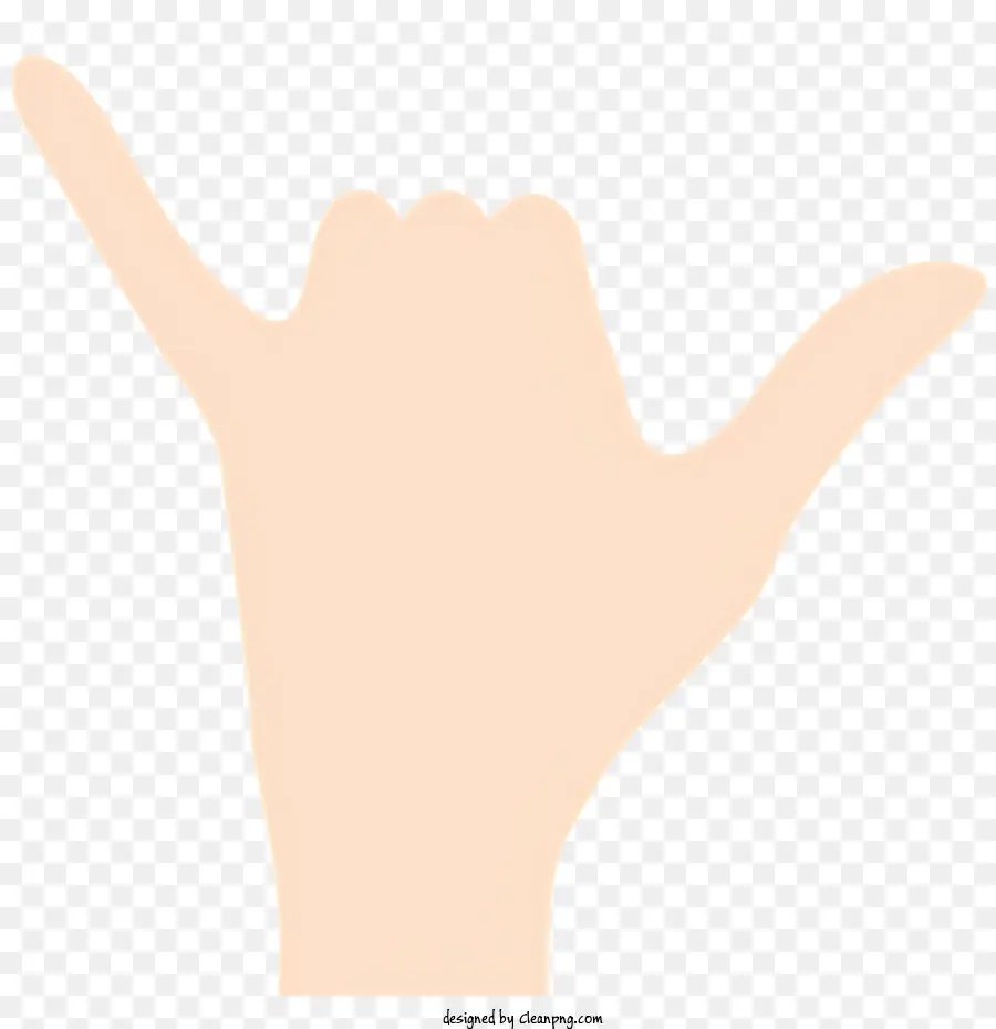 El Gesto Con La Mano，Dos Dedos PNG