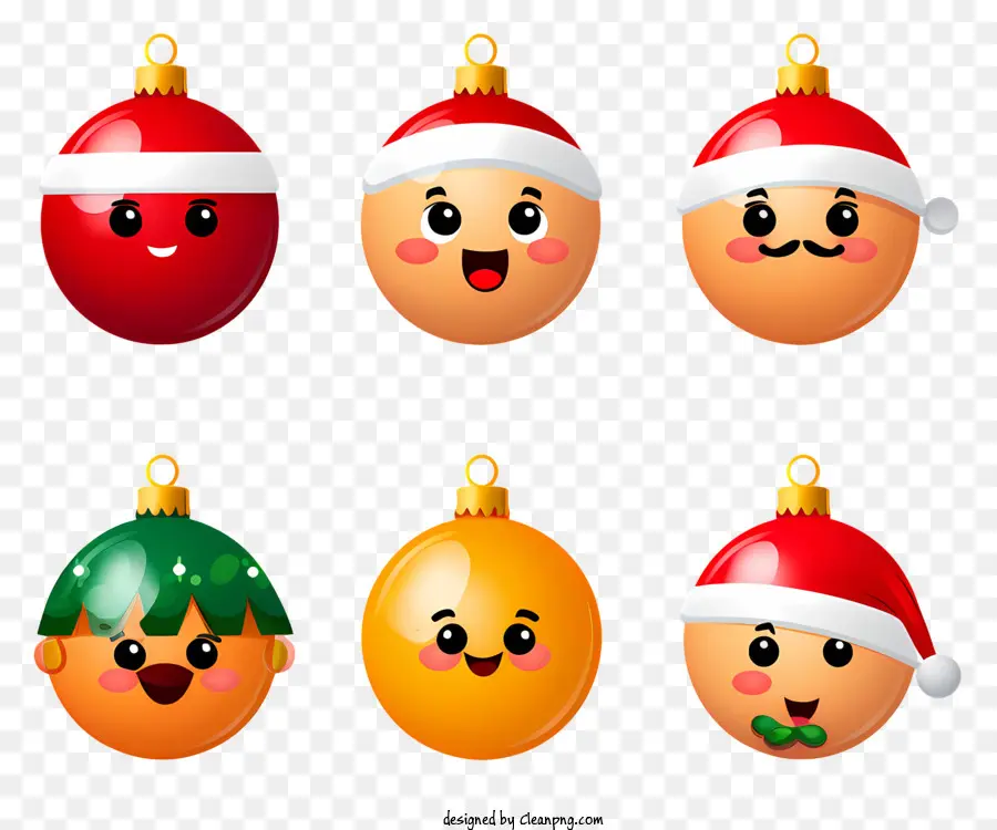 Adornos De Fruta De Dibujos Animados，Adornos De Frutas Sonrientes PNG