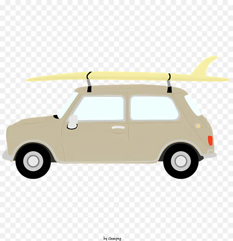 Coche Pequeño，Tabla De Surf PNG