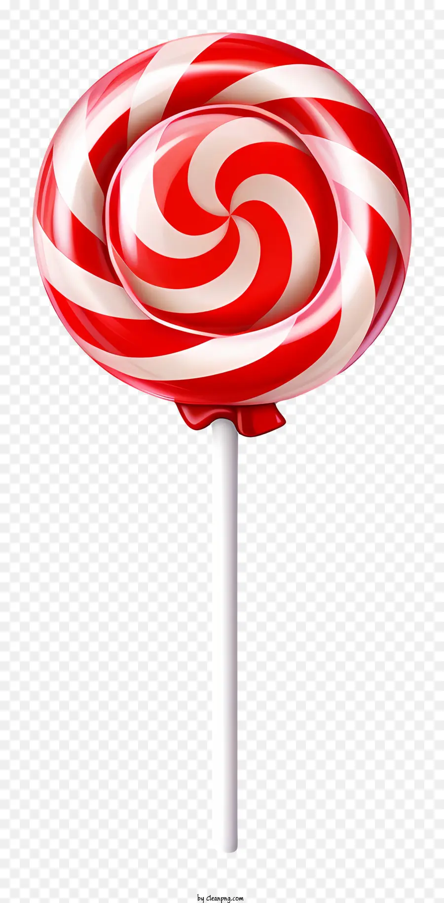 Lollipop Rojo Y Blanco，Dulces PNG