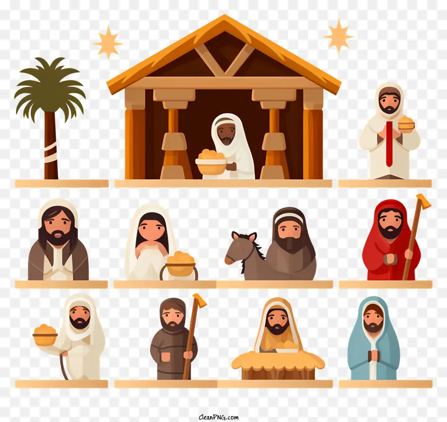 Nacimiento De Jesus，La Biblia PNG