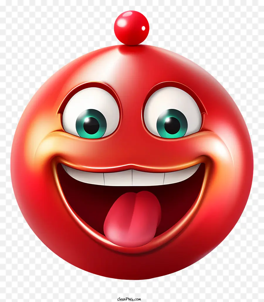 Bola Roja，Cara Sonriente PNG