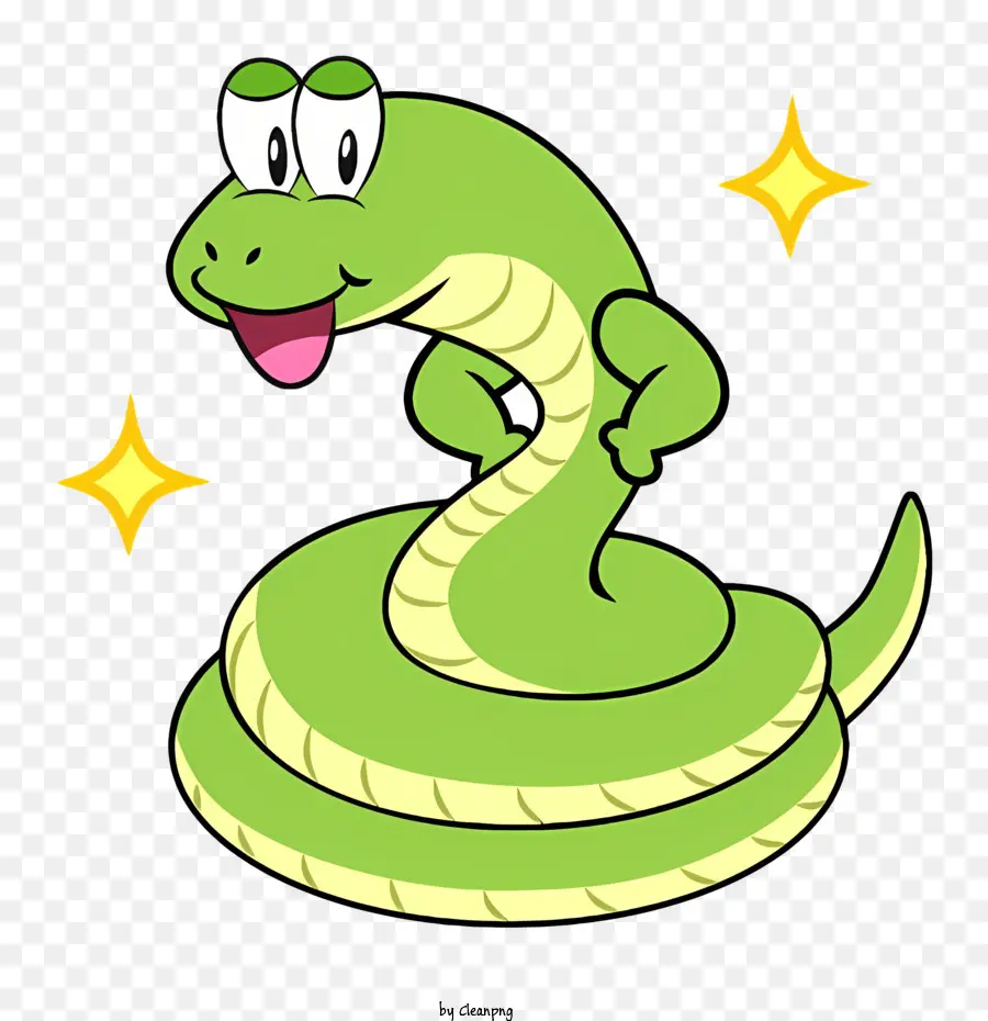 De Dibujos Animados De La Serpiente，Serpiente Con Boca Abierta PNG