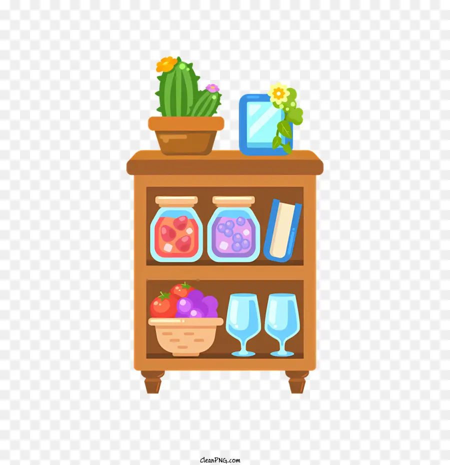 Decoración Vegetal，Estante PNG