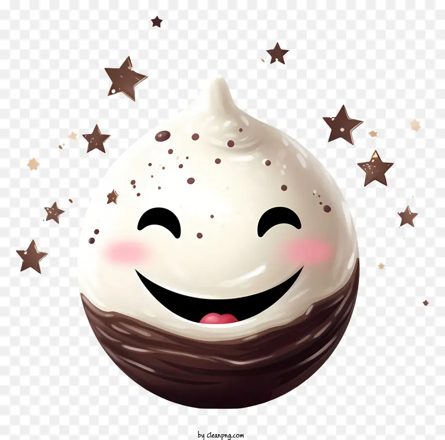 Personaje De Bola De Chocolate，Bola De Chocolate De Dibujos Animados PNG