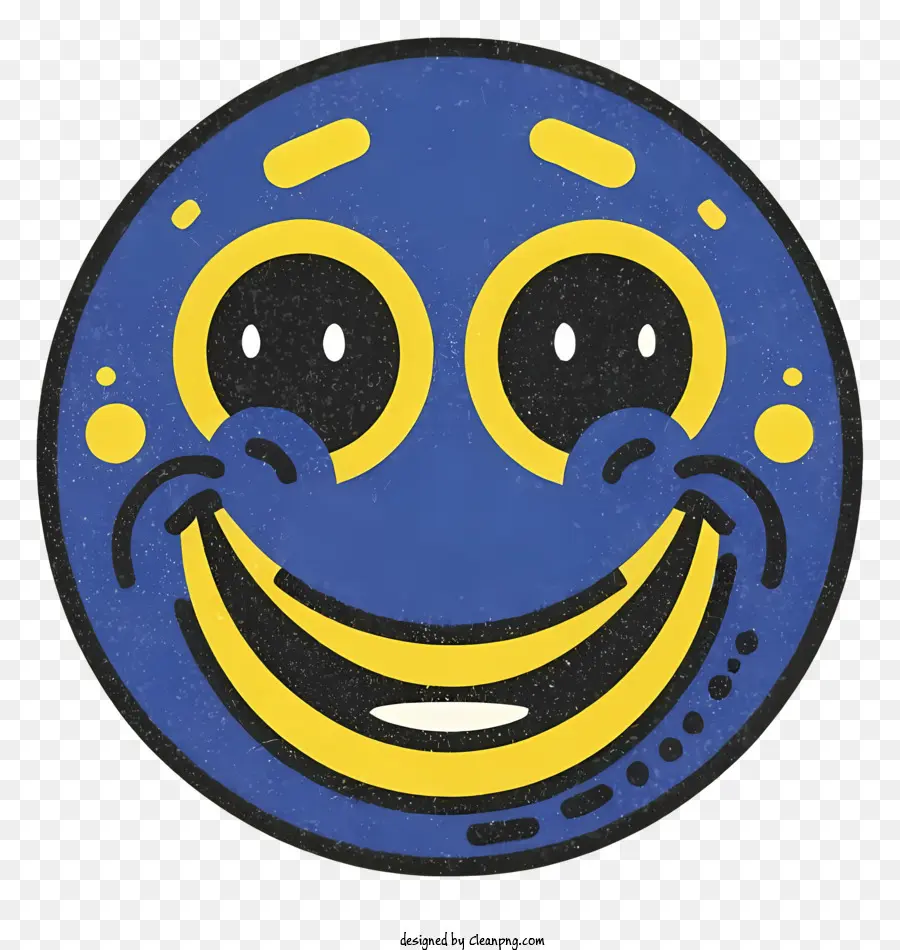 Cara Sonriente，Los Ojos Amarillos PNG