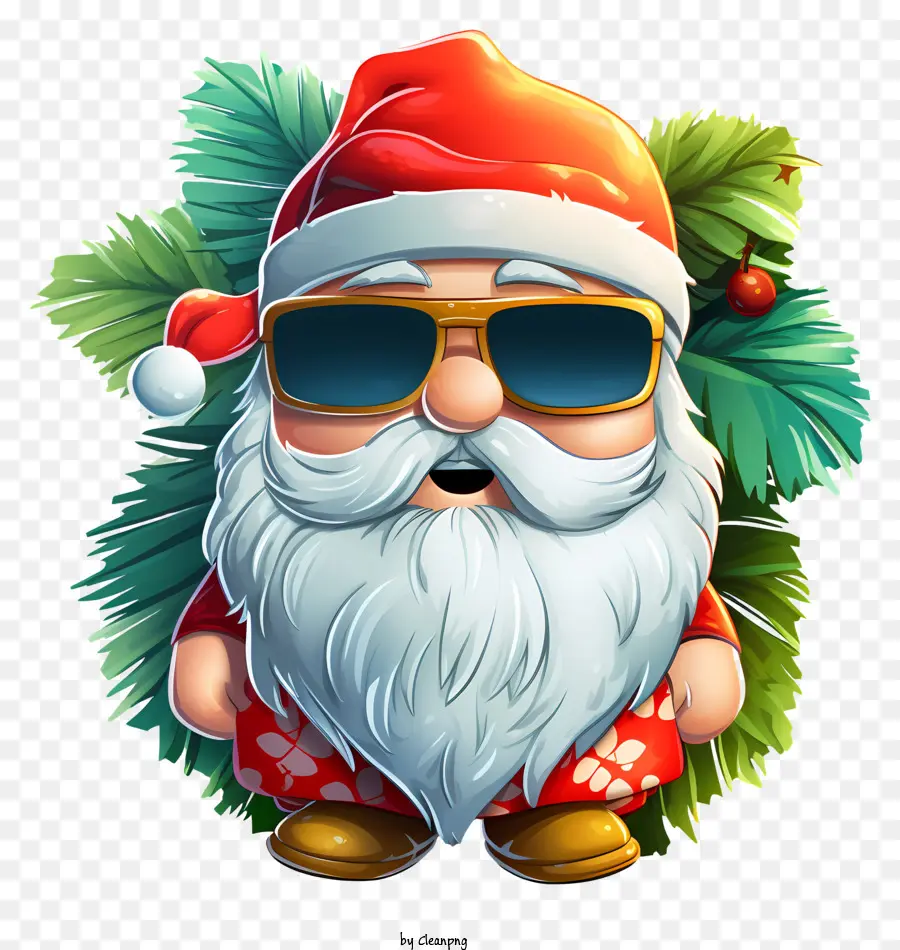 Elementos Navideños，Papá Noel PNG