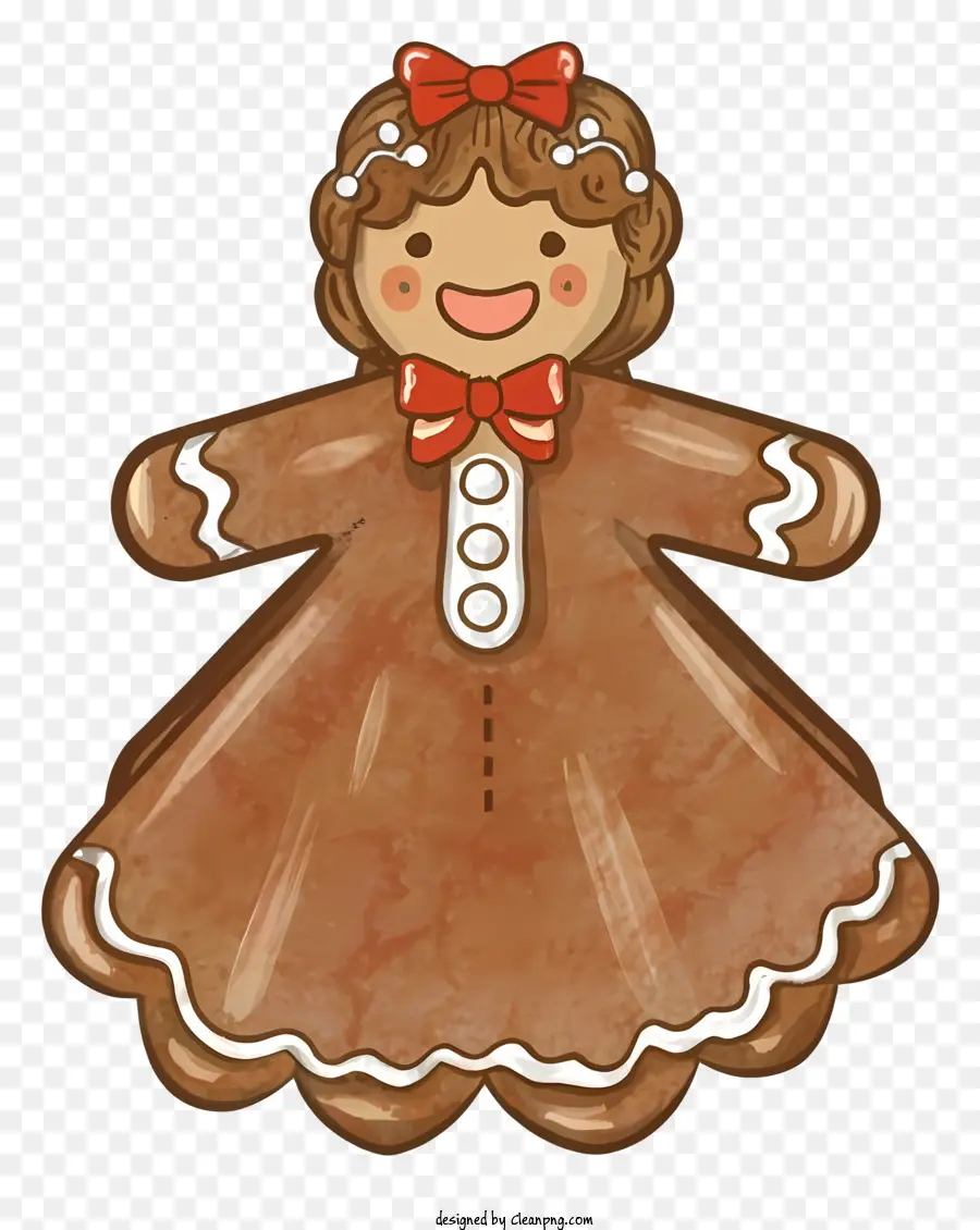 Dibujos Animados，Chica De Pan De Jengibre PNG