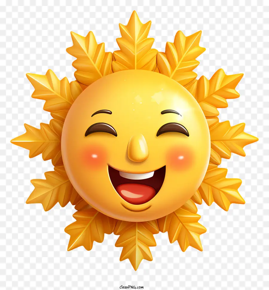 Emojis，Cara De Sol PNG