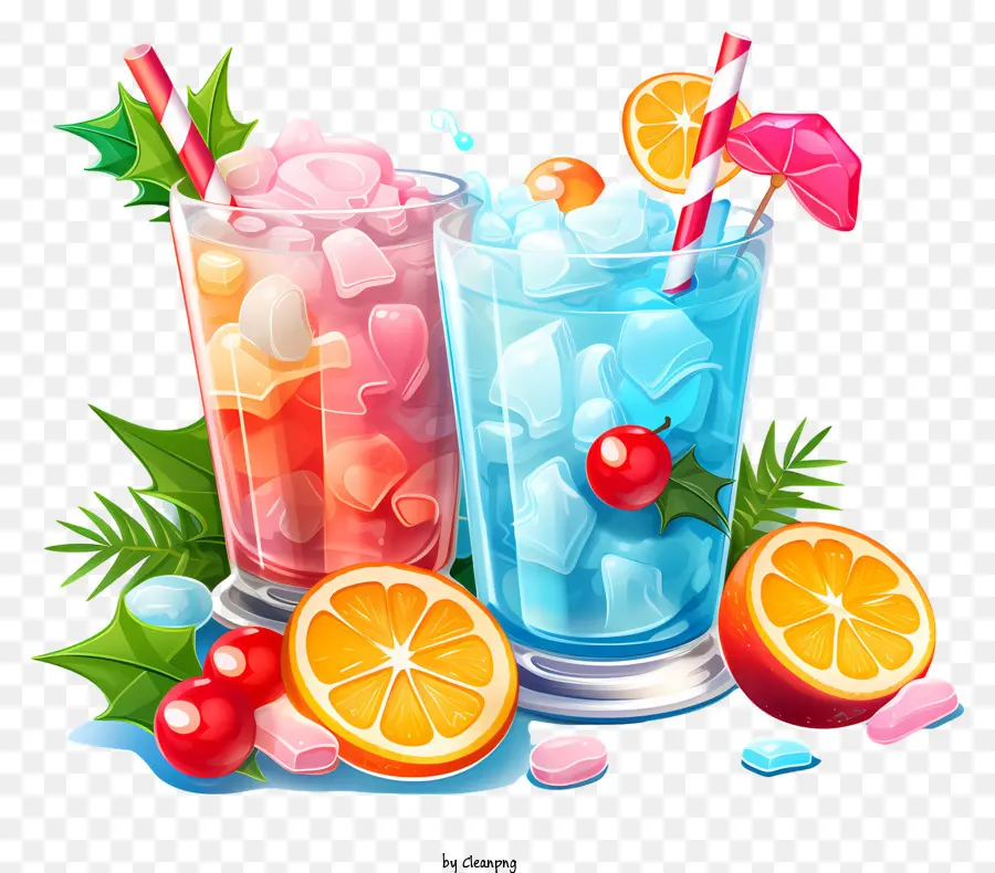 Elementos De La Navidad，Bebidas Refrescantes PNG