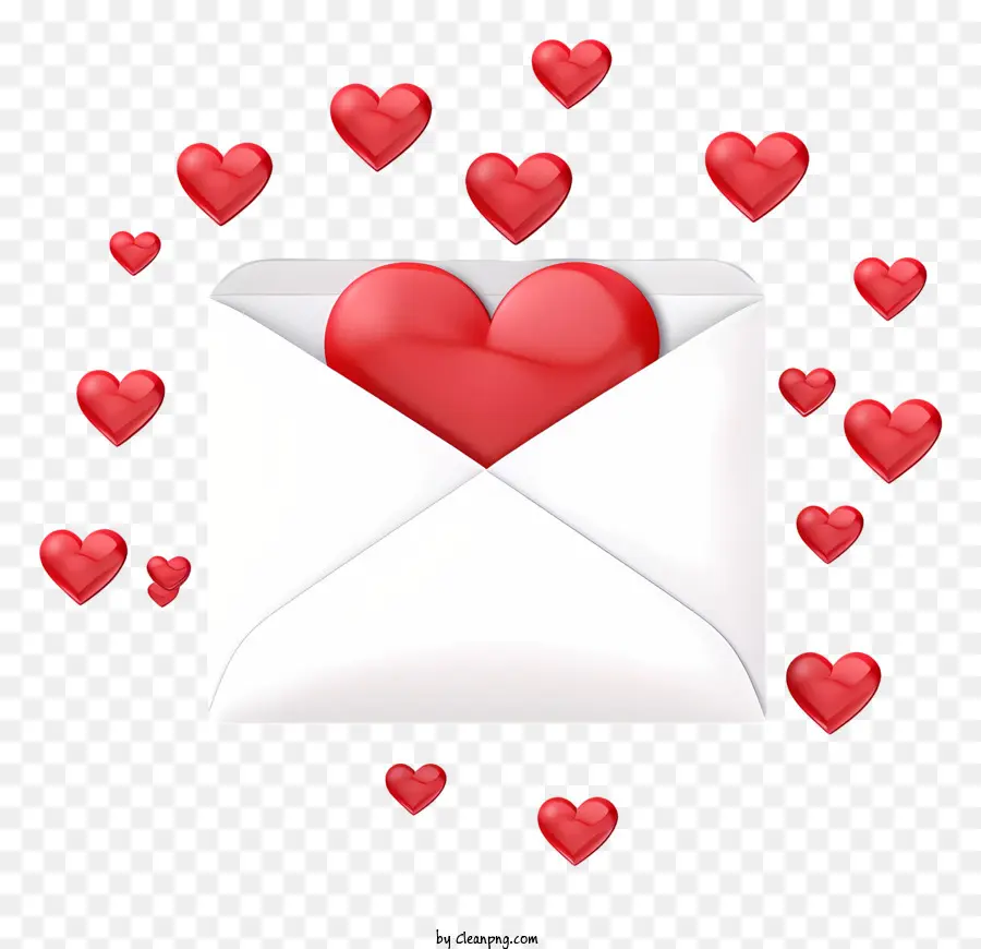 Emojis，Carta De Amor PNG