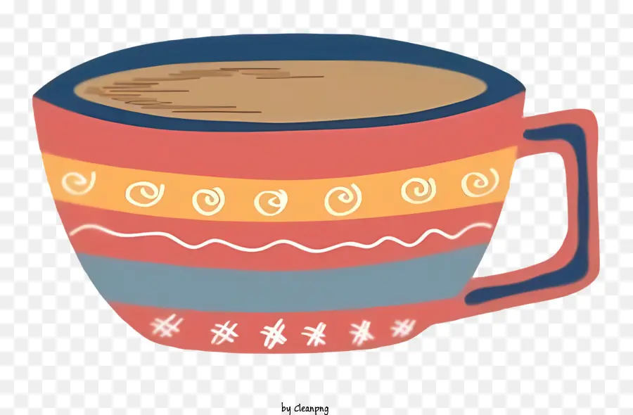 Café，Café Colorido PNG