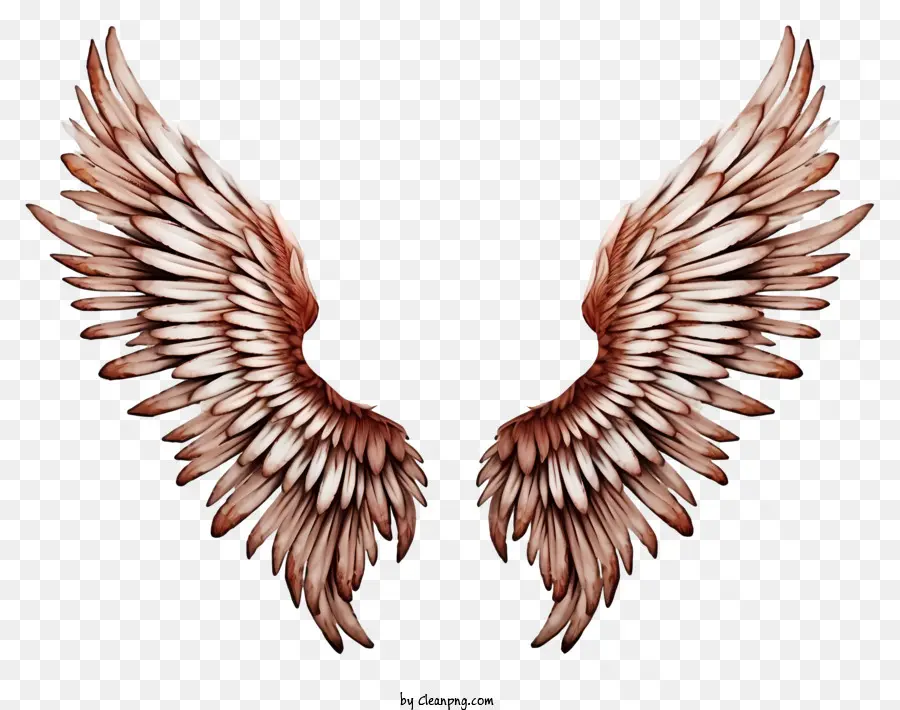 Doodle Angel Wings，Alas De ángel PNG