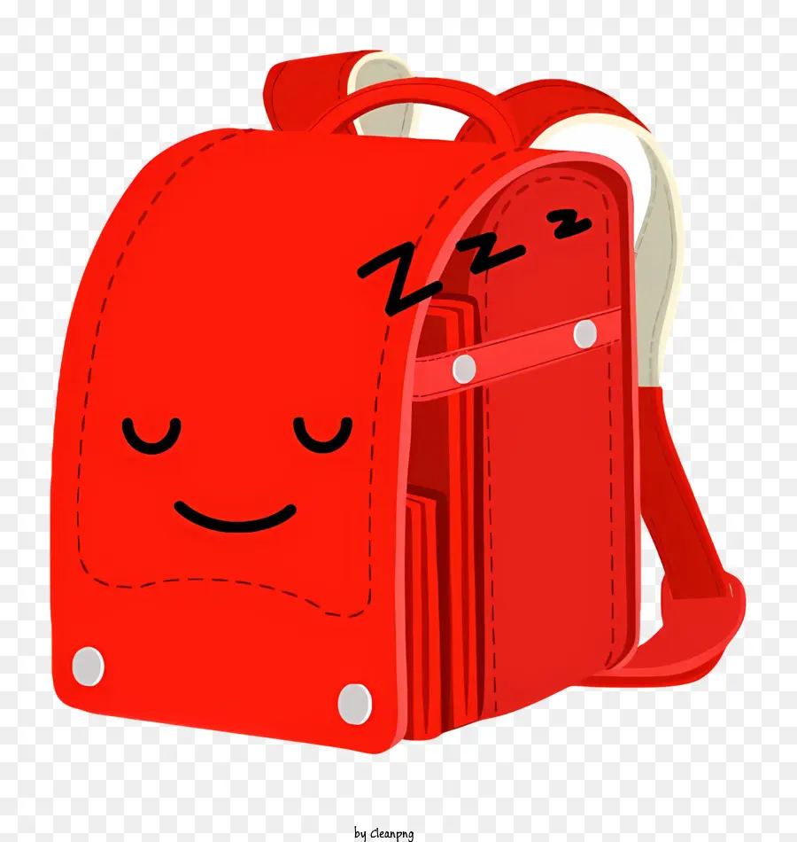 Dibujos Animados，Mochila Roja PNG