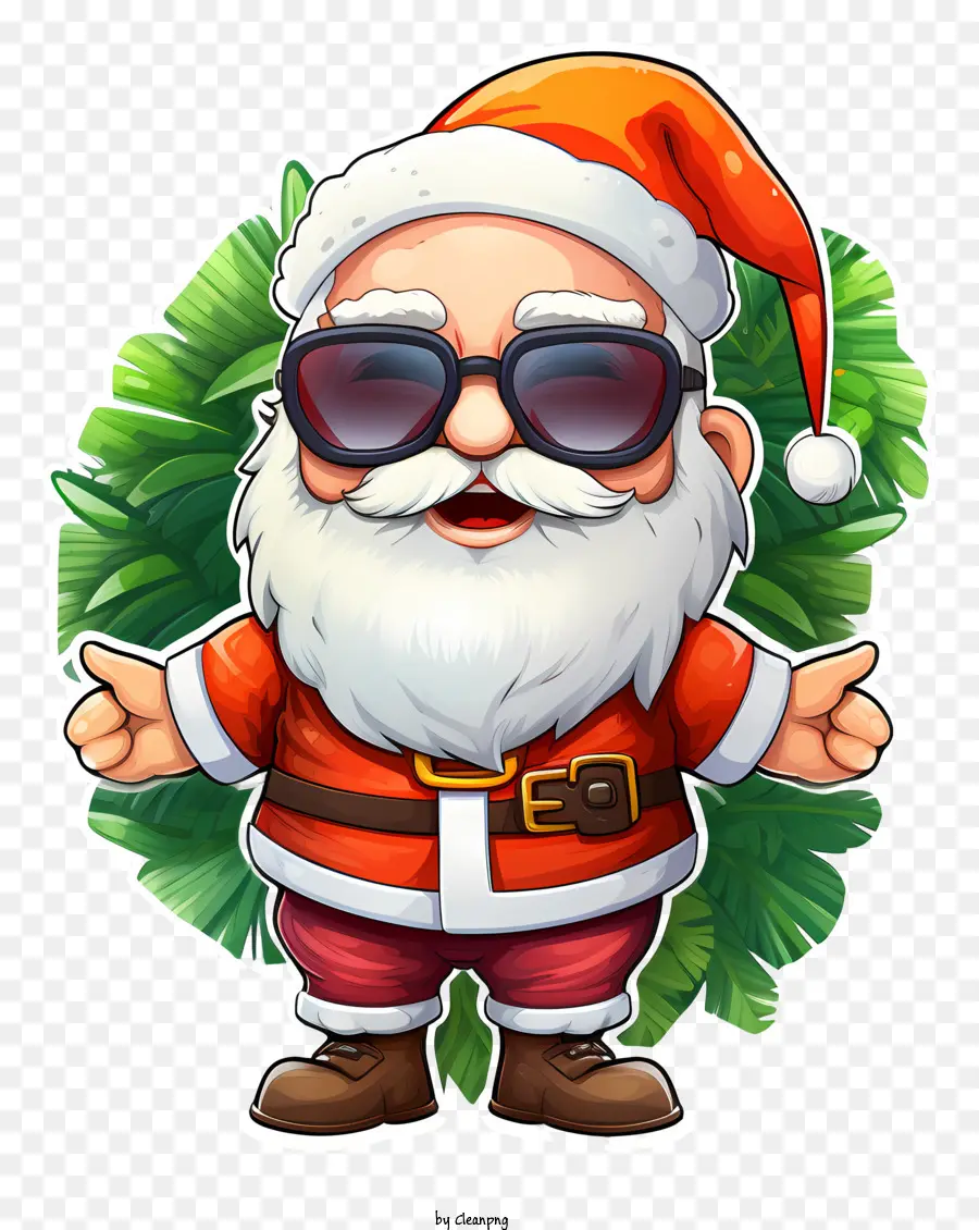 Elementos Navideños，Papá Noel PNG