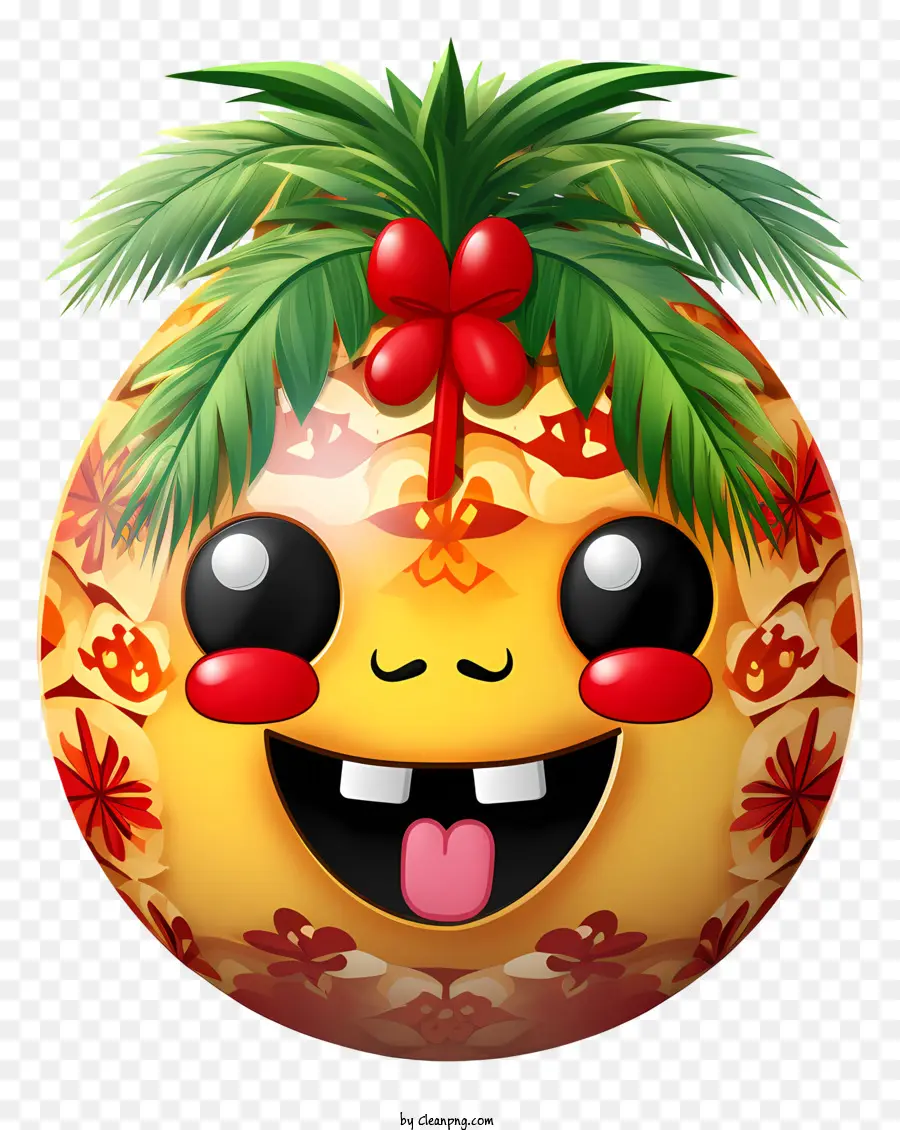 Elementos De La Navidad，Piña Fruta PNG