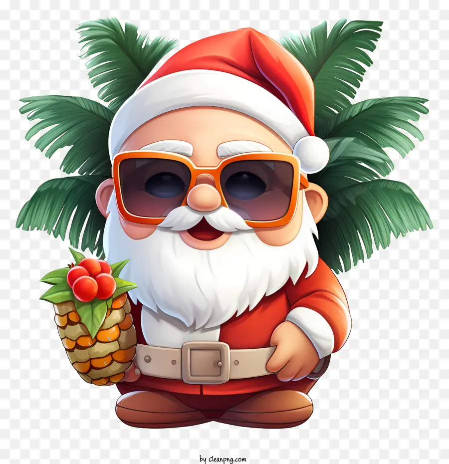 Elementos Navideños，Papá Noel PNG