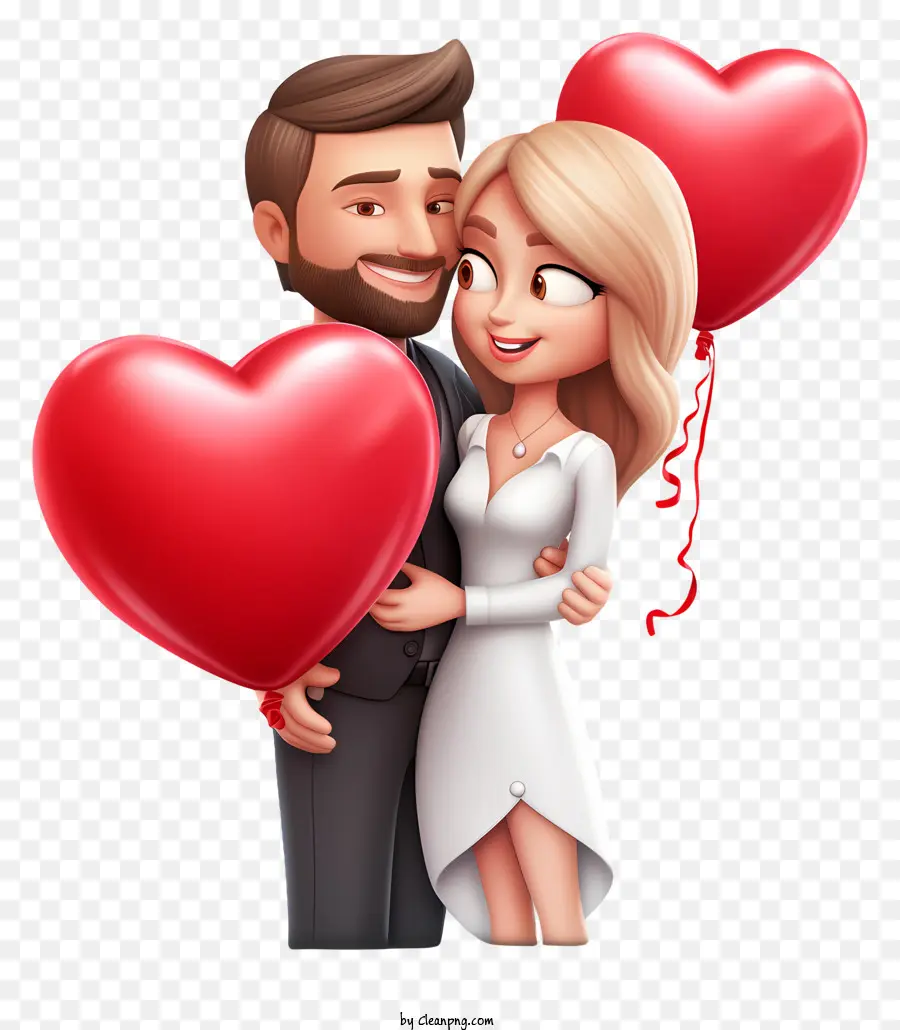 Emojis，Pareja Con Corazon PNG