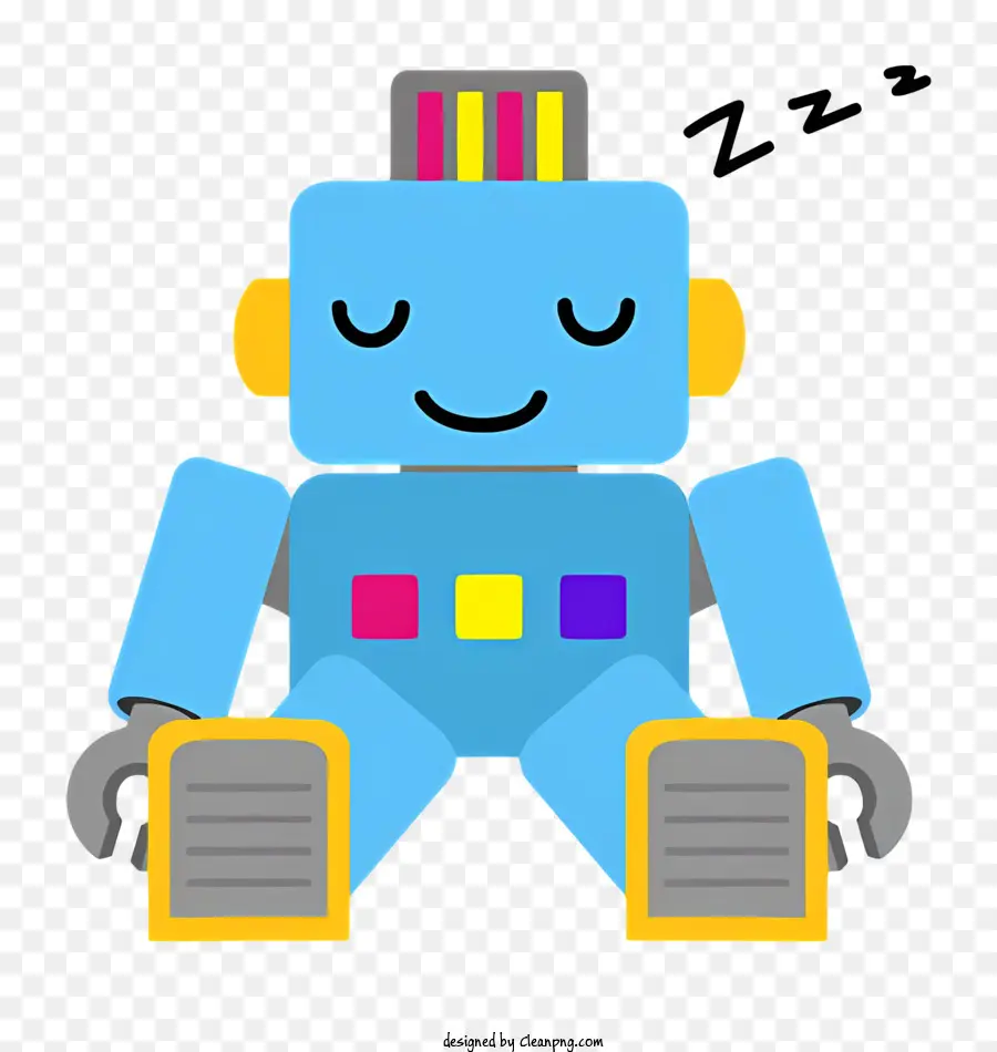 Dibujos Animados，Robot Durmiente PNG