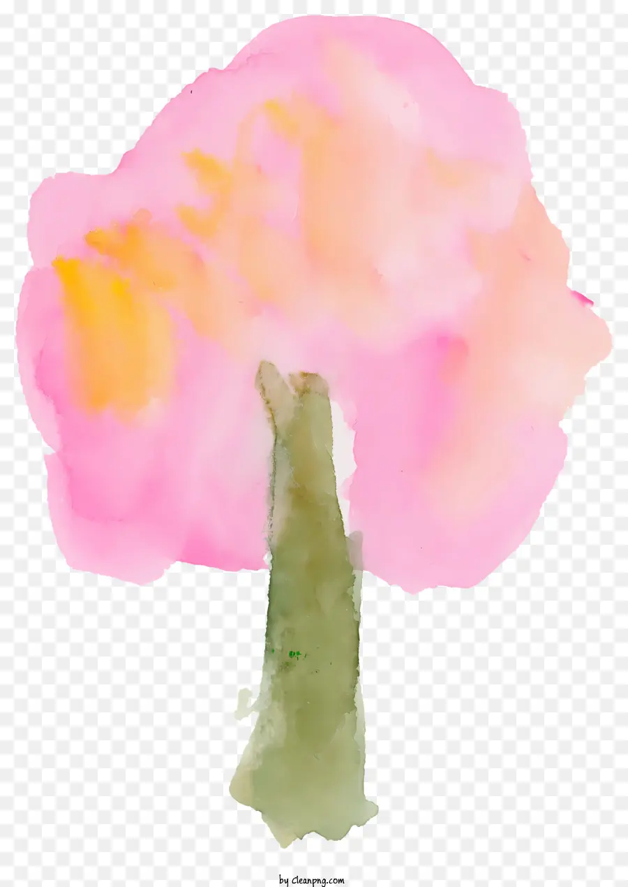 Dibujos Animados，árbol Rosa PNG